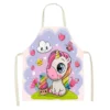 Delantal Infantil Unicornio | Delantal de Cocina Sin Mangas para Niños y Padres, Ideal para Cocinar, Hornear y Tareas del Hogar
