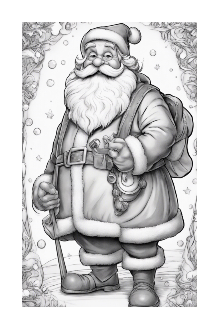 Dibujos Papá Noel